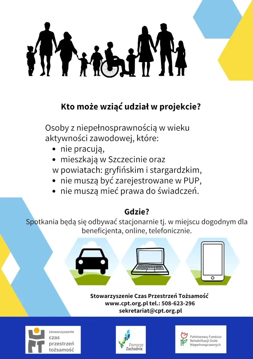 Ulotka projektu PLAN NA PRACĘ rewers